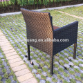 Comfortable outdoor dining set rattan table and 6 chairs for garden